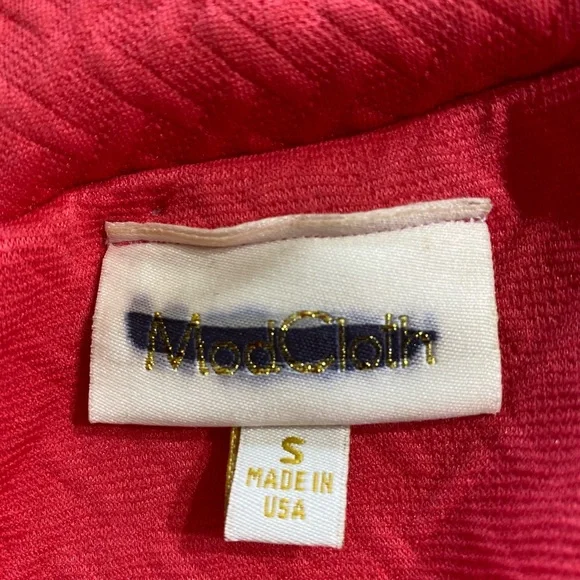 🌞Host Pick🌞ModCloth Coral Shrimp Salmon Color Dress, S - Picture 2 of 5